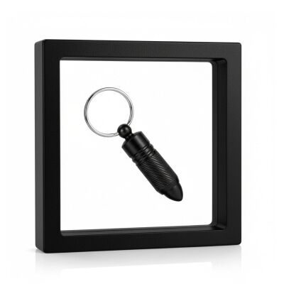 Metal Yaylı Puro Delici Anahtarlık Siyah - 1