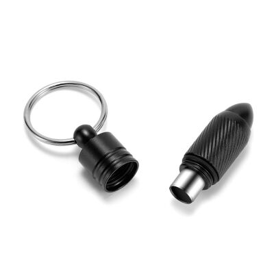 Metal Yaylı Puro Delici Anahtarlık Siyah - 2