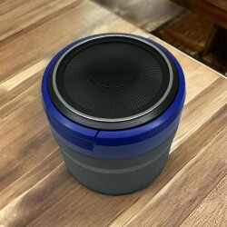 Mini Led Işıklı Araç Araba Küllüğü Mavi 9cm - Atomic (1)