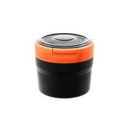 Mini Led Işıklı Araç Araba Küllüğü Orange 9cm - Thumbnail