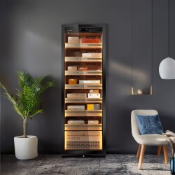 Mon3800A Elektronik Soğutuculu Humidor Puro Dolabı 1800's - Raching (1)