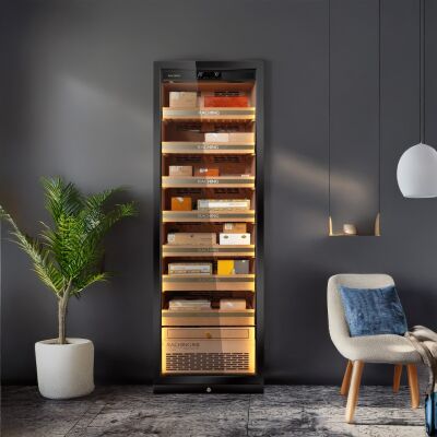 Mon3800A Elektronik Soğutuculu Humidor Puro Dolabı 1800's - 2