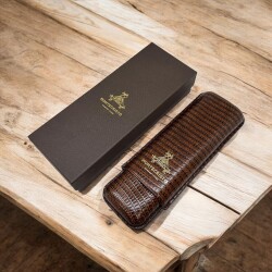 MonteCristo Lizard Deri Puro Kılıfı 2li Kahve (64Ring) - 4