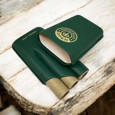 MonteCristo Open Deri Puro Kılıfı 3lü Yeşil (64Ring) - 3