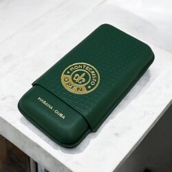 MonteCristo Open Deri Puro Kılıfı 3lü Yeşil (64Ring) - Cigarte (1)