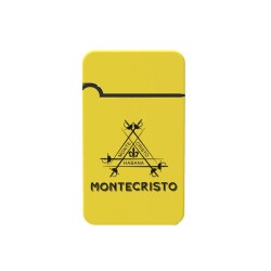 MonteCristo Plastik Jet Alev Delicili Puro Çakmağı Sarı - Cigarte