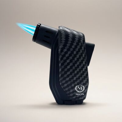 Myon 2 Jet Alev Puro Çakmağı Siyah Karbon - 3