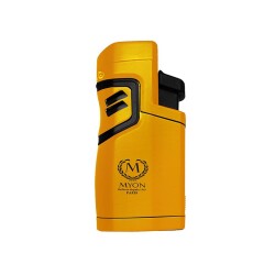 Myon 4 Pürmüz Alev Delicili Sehpalı Puro Çakmağı Sarı - Myon Paris