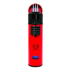 Myon Bayonet 3 Pürmüz Alev Delicili Puro Çakmağı Kırmızı - Myon Paris (1)