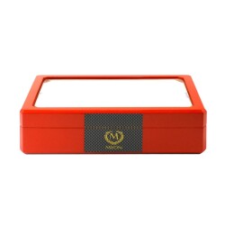 Myon Camlı Mini Humidor Puro Kutusu Kırmızı 20's - Myon Paris