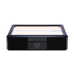 Myon Camlı Mini Humidor Puro Kutusu Siyah 20's - 1
