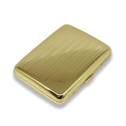 Myon Metal Kısa Sigara Tabakası Klipsli Gold 16lı - Myon Paris