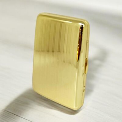 Myon Metal Kısa Sigara Tabakası Klipsli Gold 16lı - 3