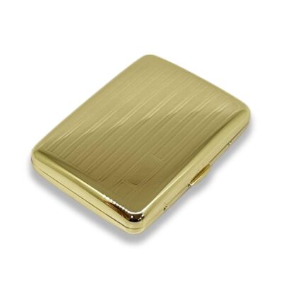 Myon Metal Kısa Sigara Tabakası Klipsli Gold 16lı - 1