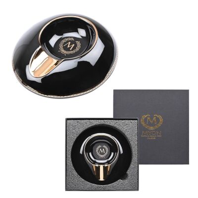 Myon Paris Seramik Puro Küllüğü Siyah/Gold Tekli - 3