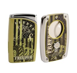 OpusX Freedom Military Puro Çakmak ve Kesici Seti Yeşil - Fuente The OpusX Society