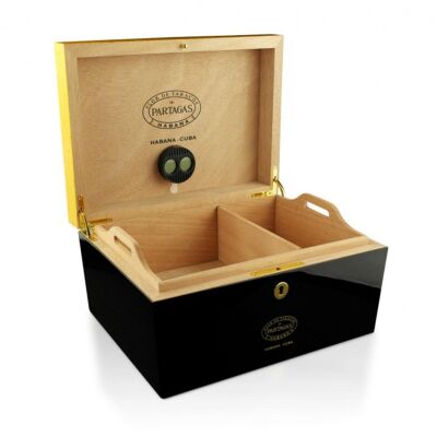 Partagas Siyah/Sarı Lake Humidor Puro Kutusu 50's - 2