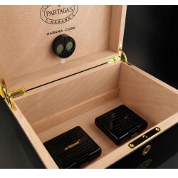 Partagas Siyah/Sarı Lake Humidor Puro Kutusu 50's - 3