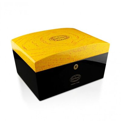 Partagas Siyah/Sarı Lake Humidor Puro Kutusu 50's - 1