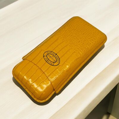 Partagas Mostaza Deri Puro Kılıfı 3lü Sarı (64Ring) - 2