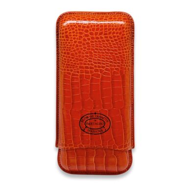 Partagas Naranja Deri Puro Kılıfı 3lü Turuncu (64Ring) - 1