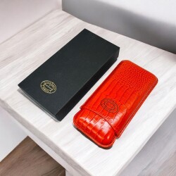 Partagas Naranja Deri Puro Kılıfı 3lü Turuncu (64Ring) - 4