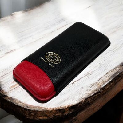 Partagas Series Deri Puro Kılıfı 3lü Kırmızı/Siyah (64Ring) - 2