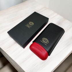 Partagas Series Deri Puro Kılıfı 3lü Kırmızı/Siyah (64Ring) - 4