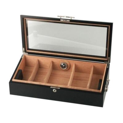 Passatore Alman Gastro Puro Kutusu Humidor Siyah 150's CigarSpa Elektronik Nemlendirme - 2