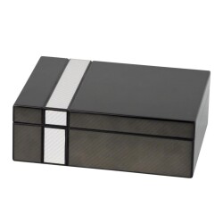 Passatore Karbon Sedir Humidor Puro Seti Siyah 20's - PASSATORE