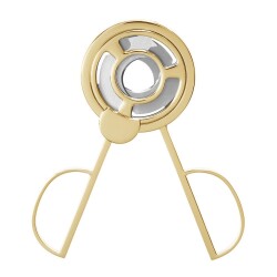 Pearl Japan 3 Bıçaklı Puro Kesici Makas Gold (60Ring) - Pearl Japan (1)