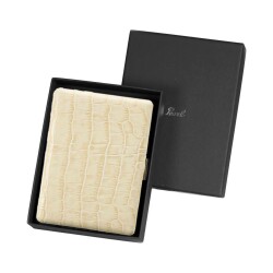 Pearl Japan Cosmos Deri Uzun Sigara Tabakası Croco Beyaz 9lu - Pearl Japan (1)