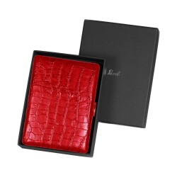 Pearl Japan Cosmos Deri Uzun Sigara Tabakası Croco Kırmızı 9lu - Pearl Japan (1)