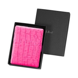 Pearl Japan Cosmos Deri Uzun Sigara Tabakası Croco Pembe 9lu - Pearl Japan (1)