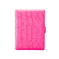 Pearl Japan Cosmos Deri Uzun Sigara Tabakası Croco Pembe 9lu - Pearl Japan