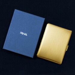 Pearl Japan Cosmos Metal Uzun Sigara Tabakası Satin Gold 9lu - Pearl Japan (1)