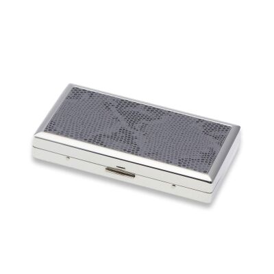 Pearl Japan Erika Metal Uzun Sigara Tabakası Krom Snake 12li - 1