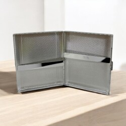 Pearl Japan Paris Metal Uzun Sigara Tabakası Krom Satin 20li - Pearl Japan (1)