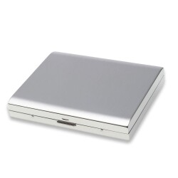 Pearl Japan Paris Metal Uzun Sigara Tabakası Krom Satin 20li - Pearl Japan