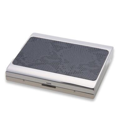 Pearl Japan Paris Metal Uzun Sigara Tabakası Krom Snake 20li - 1