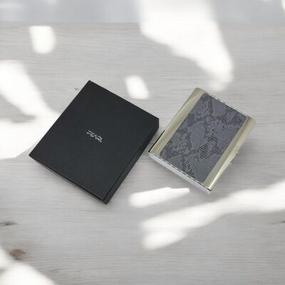 Pearl Japan Paris Metal Uzun Sigara Tabakası Krom Snake 20li - 3