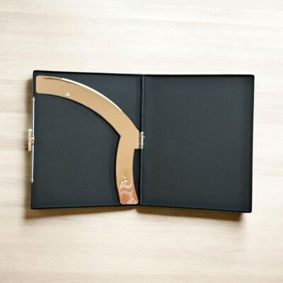 Pearl Japan Paris Metal Uzun Sigara Tabakası Mat Siyah 10lu - 3