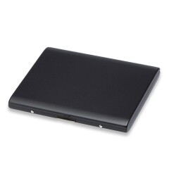 Pearl Japan Paris Metal Uzun Sigara Tabakası Mat Siyah 10lu - Pearl Japan