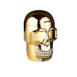 Pop Skull Led Işıklı Araç Araba Küllüğü Gold 9cm - Thumbnail