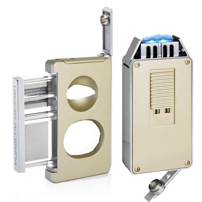 Porsche Design Double Kesici ve Jet Puro Çakmak Seti Titan P3626-3648 - 2