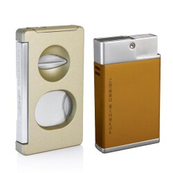 Porsche Design Puro Çakmak ve Kesici Seti Kahve P3631/26 - PORSCHE DESİGN