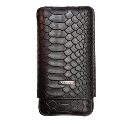 Prometheus Deri Puro Kılıfı Grand Churcill Kahve Croco 3lü (64Ring) - PROMETHEUS