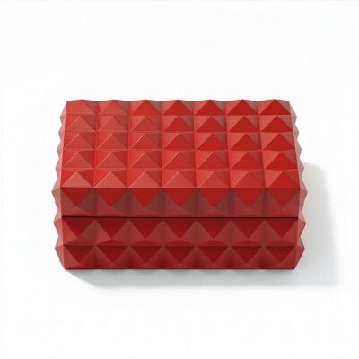 Quasar Design Humidor Puro Kutusu Mat Kırmızı 80's - 2