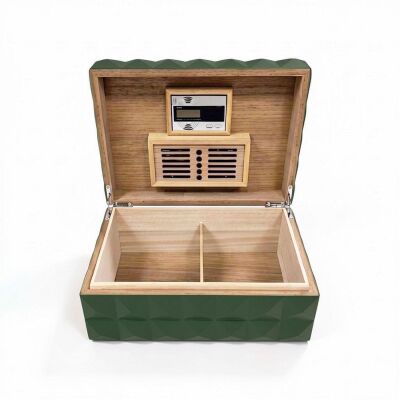 Quasar Design Humidor Puro Kutusu Mat Yeşil 80's - 4
