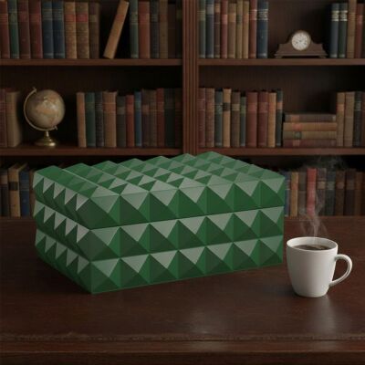 Quasar Design Humidor Puro Kutusu Mat Yeşil 80's - 3